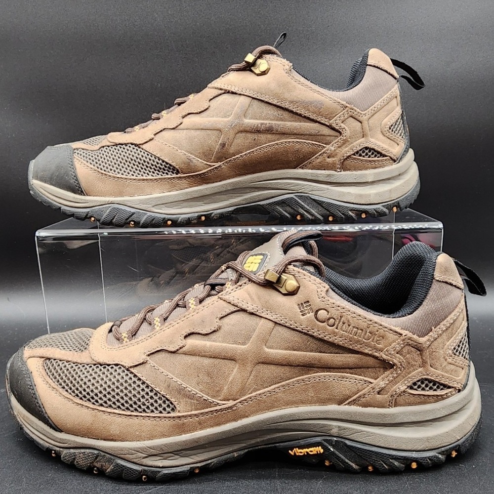Columbia 11 Brown Peakfreak Venture Hiking Shoes Vibram Trail Gorpcore Outdoors